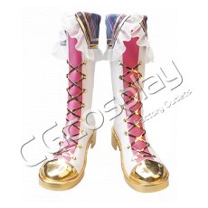 画像1: ラブライブ！スーパースター!!　Liella!　嵐千砂都　フレッシュライブ編 フレッシュジャンプ　コスプレ靴/ブーツ　コスプレ衣装 (1)