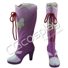 画像1: アイカツ!　紫吹蘭　コスプレ靴/ブーツ　コスプレ衣装 (1)