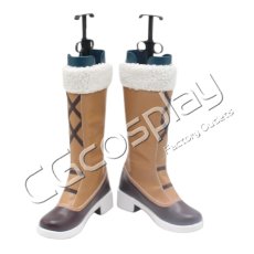 画像1: ゆるキャン△　志摩リン　コスプレ靴/ブーツ　コスプレ衣装 (1)