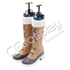 画像2: ゆるキャン△　志摩リン　コスプレ靴/ブーツ　コスプレ衣装 (2)