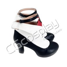 画像3: #コンパス 戦闘摂理解析システム　狐ヶ咲甘色　メイド　コスプレ靴/ブーツ　コスプレ衣装 (3)