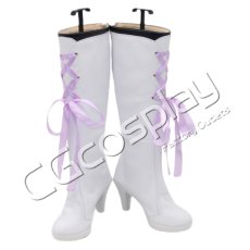 画像1: プロジェクトセカイ カラフルステージ！ feat. 初音ミク　朝比奈まふゆ　5th Anniversary 感謝祭　コスプレ靴/ブーツ　コスプレ衣装 (1)