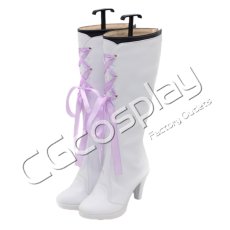 画像2: プロジェクトセカイ カラフルステージ！ feat. 初音ミク　朝比奈まふゆ　5th Anniversary 感謝祭　コスプレ靴/ブーツ　コスプレ衣装 (2)