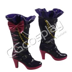 画像3: アイカツスターズ!　桜庭ローラ　ロックマイハートコーデ　コスプレ靴/ブーツ　コスプレ衣装 (3)