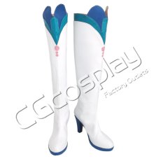 画像1: Go!プリンセスプリキュア　海藤みなみ(キュアマーメイド)　変身後　コスプレ靴/ブーツ　コスプレ衣装 (1)