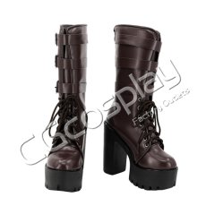 画像1: ゼンレスゾーンゼロ　浮波柚葉　コスプレ靴/ブーツ　コスプレ衣装 (1)