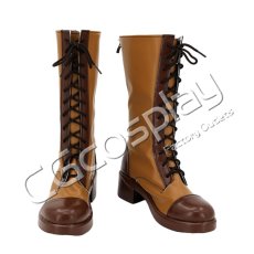 画像1: サクラ大戦　エリカ・フォンティーヌ　コスプレ靴/ブーツ　コスプレ衣装 (1)