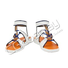画像1: NARUTO-ナルト-　うずまきナルト　コスプレ靴/ブーツ　コスプレ衣装 (1)