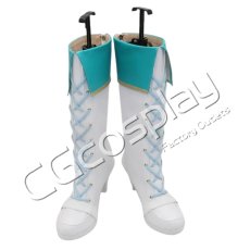 画像2: プロジェクトセカイ カラフルステージ！ feat. 初音ミク　日野森雫　5th Anniversary 感謝祭　コスプレ靴/ブーツ　コスプレ衣装 (2)