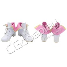 画像1: プロジェクトセカイ カラフルステージ！ feat. 初音ミク　桃井愛莉　5th Anniversary 感謝祭　コスプレ靴/ブーツ　コスプレ衣装 (1)