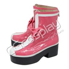 画像4: しゅごキャラ!　日奈森あむ　サンリオコラボ　コスプレ靴/ブーツ　コスプレ衣装 (4)