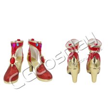 画像1: アイカツ!　紫吹蘭　スターサンセットコーデ　コスプレ靴/ブーツ　コスプレ衣装 (1)