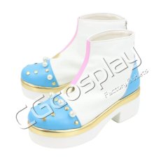 画像4: アイカツ!　霧矢あおい　きらきらチアガール　コスプレ靴/ブーツ　コスプレ衣装 (4)