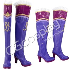 画像1: アイカツ！　白樺リサ　ラベンダーパレード　コスプレ靴/ブーツ　コスプレ衣装 (1)