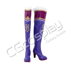 画像2: アイカツ！　白樺リサ　ラベンダーパレード　コスプレ靴/ブーツ　コスプレ衣装 (2)