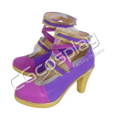 画像3: アイカツ！　紫吹蘭　ロイヤルバタフライ　コスプレ靴/ブーツ　コスプレ衣装 (3)