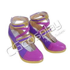 画像4: アイカツ！　紫吹蘭　ロイヤルバタフライ　コスプレ靴/ブーツ　コスプレ衣装 (4)