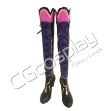 画像2: アイカツ！　紫吹蘭　アゲハの招待　コスプレ靴/ブーツ　コスプレ衣装 (2)