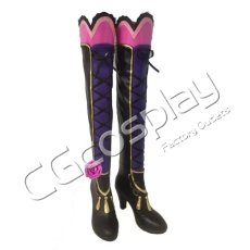 画像3: アイカツ！　紫吹蘭　アゲハの招待　コスプレ靴/ブーツ　コスプレ衣装 (3)