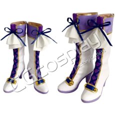 画像1: アイカツ！　氷上スミレ　ブルーパレード　コスプレ靴/ブーツ　コスプレ衣装 (1)
