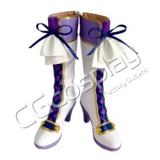 画像2: アイカツ！　氷上スミレ　ブルーパレード　コスプレ靴/ブーツ　コスプレ衣装 (2)