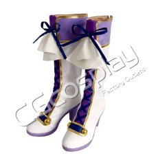 画像4: アイカツ！　氷上スミレ　ブルーパレード　コスプレ靴/ブーツ　コスプレ衣装 (4)