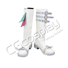 画像2: ひみつのアイプリ　真実夜チィ　GIRA GIRA STAR　コスプレ靴/ブーツ　コスプレ衣装 (2)