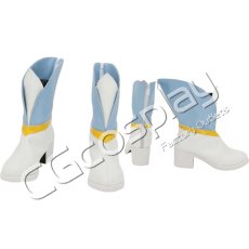 画像1: ドキドキ!プリキュア　菱川六花(キュアダイヤモンド)　コスプレ靴/ブーツ　コスプレ衣装 (1)