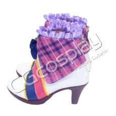 画像4: アイカツ!　藤原みやび　バイオレットパレードコーデ　コスプレ靴/ブーツ　コスプレ衣装 (4)