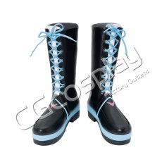 画像1: バーチャルYouTuber　Vtuber　ホロライブ　雪花ラミィ　サイバー衣装　コートVer.　コスプレ靴/ブーツ　コスプレ衣装 (1)