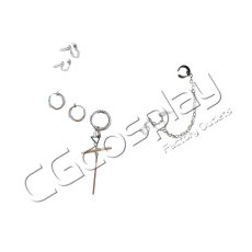画像1: バーチャルYouTuber　VTuber　常闇トワ　白衣装　コスプレ道具　コスプレ衣装 (1)
