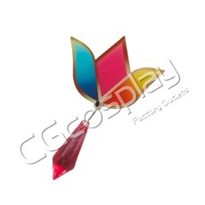 画像3: アイカツ!　トライスター　神崎美月　一ノ瀬かえで　藤堂ユリカ　髪飾り+耳飾り　コスプレ道具　コスプレ衣装 (3)