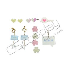 画像1: プロジェクトセカイ カラフルステージ！ feat. 初音ミク　桃井愛莉　髪飾り+耳飾り　Chase my IDEAL IDOL！　コスプレ道具　コスプレ衣装 (1)