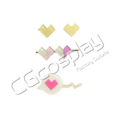 画像2: プロジェクトセカイ カラフルステージ！ feat. 初音ミク　桃井愛莉　髪飾り+耳飾り　Chase my IDEAL IDOL！　コスプレ道具　コスプレ衣装 (2)