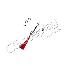 画像1: プロジェクトセカイ カラフルステージ！ feat. 初音ミク　天馬司　ペンダント+髪飾り+耳飾り+ネクレス　Fearless Clown　滲む瞳に、不死鳥　コスプレ道具　コスプレ衣装 (1)