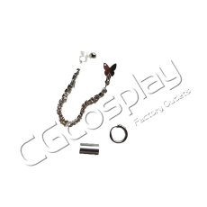 画像2: Paradox Live（パラライ）　呉羽葵　耳飾り+指輪+ネクレス+ブレスレット　　コスプレ道具　コスプレ衣装 (2)