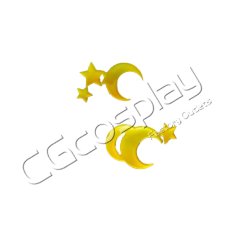 画像1: ラブライブ！虹ヶ咲学園スクールアイドル同好会　中須かすみ　髪飾り　TOKIMEKI Runners　コスプレ道具　コスプレ衣装 (1)