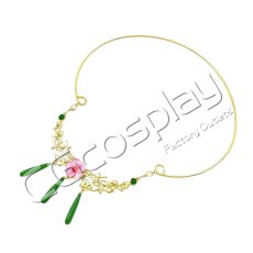 画像3: 薬屋のひとりごと　猫猫（マオマオ）　園遊会　耳飾り+ネクレス+髪飾り　コスプレ道具　コスプレ衣装 (3)