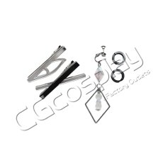 画像3: プロジェクトセカイ カラフルステージ！ feat. 初音ミク　白石杏　耳飾り　Turning Pain into Drive　コスプレ道具　コスプレ衣装 (3)