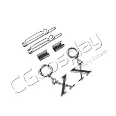 画像1: バーチャルYouTuber　Vtuber　ましろ爻　耳飾り+髪飾り　昔の私服（グランジパンク風）　コスプレ道具　コスプレ衣装 (1)