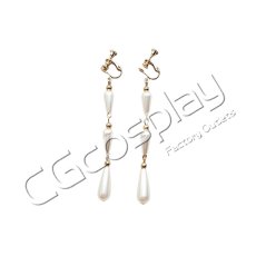 画像1: バーチャルYouTuber　VTuber　ぽむ・れいんぱふ(Pomu Rainpuff)　耳飾り　和風メイド服　コスプレ道具　コスプレ衣装 (1)