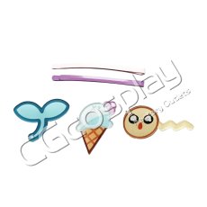 画像1: バーチャルYouTuber　VTuber　Leos Vincent(レオス・ヴィンセント)　髪飾り　セブン‐イレブンコラボ　コスプレ道具　コスプレ衣装 (1)