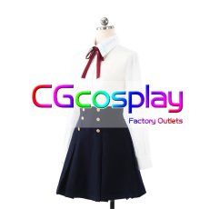 画像3: ソードアート・オンライン　アスナ　学校制服　コスプレ衣装 (3)