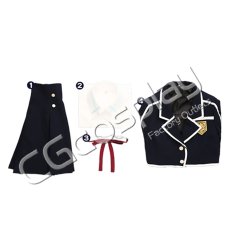 画像4: ソードアート・オンライン　アスナ　学校制服　コスプレ衣装 (4)