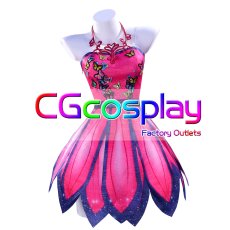 画像1: バービーシリーズ マリポーサ(Mariposa) Barbie Mariposa and Her Butterfly Fairy Friends コスプレ衣装 (1)