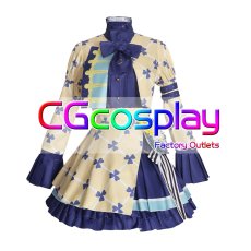 画像1: プロジェクトセカイ カラフルステージ! feat. 初音ミク 花里みのり トゥインクル・クローバー 3周年記念 MORE MORE JUMP! コスプレ衣装 (1)