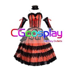 画像1: デート・ア・ライブ　時崎狂三　霊装　コスプレ衣装 (1)