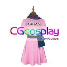 画像1: ドラゴンボール　ブルマ　一話私服(ワンピース)　コスプレ衣装 (1)