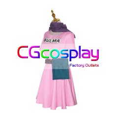 画像2: ドラゴンボール　ブルマ　一話私服(ワンピース)　コスプレ衣装 (2)