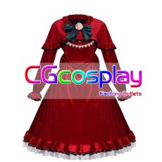 画像1: ローゼンメイデン　真紅　ドレス(標準)　コスプレ衣装 (1)